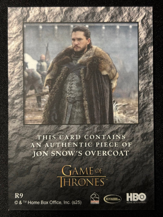 Jon Schnee Season 3 Style Relic - Game of Thrones The Great Houses