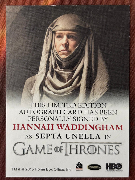 Hannah Waddingham Full Bleed Autogramm - Game of Thrones Season 5