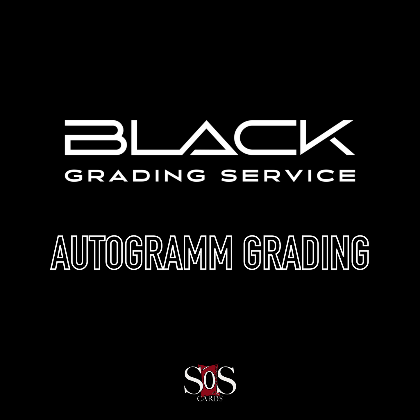 Autogramm Grading bei Black Grading Service