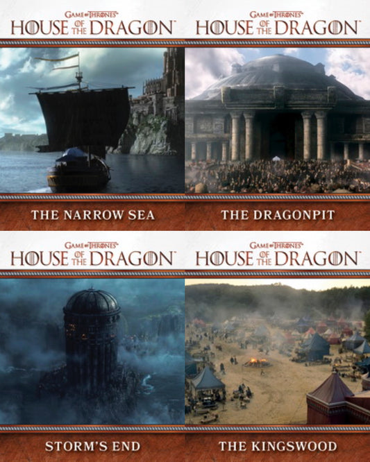 Locations of the Realm Insert Karten - House of the Dragon Season One (Auswahl)