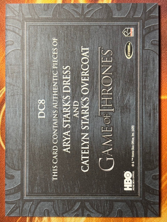 Arya Stark & Catelyn Stark Relic DC8 - Game of Thrones The Great Houses