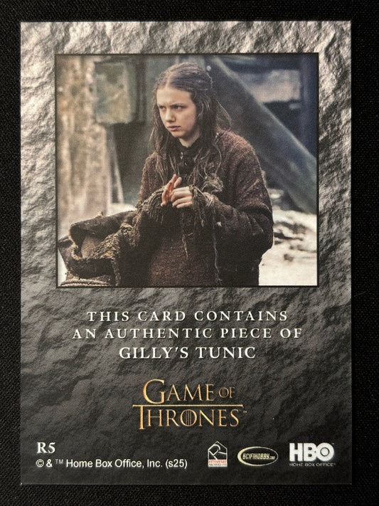 Gilly "Goldy" Season 3 Style Relic R5 - Game of Thrones The Great Houses