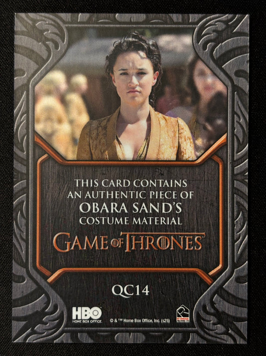 Obara Sand Quoted Relic QC14 - Game of Thrones The Great Houses