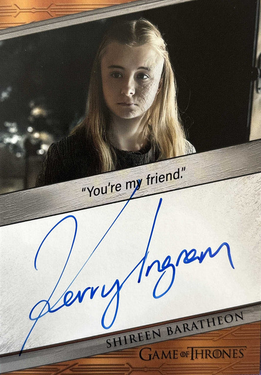 Kerry Ingram Quoted Autograph - Game of Thrones Art & Images