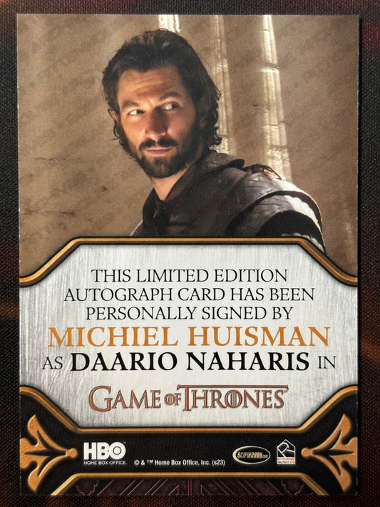 Michiel Huisman Legacy Autogramm - Game of Thrones Legends of the Realm