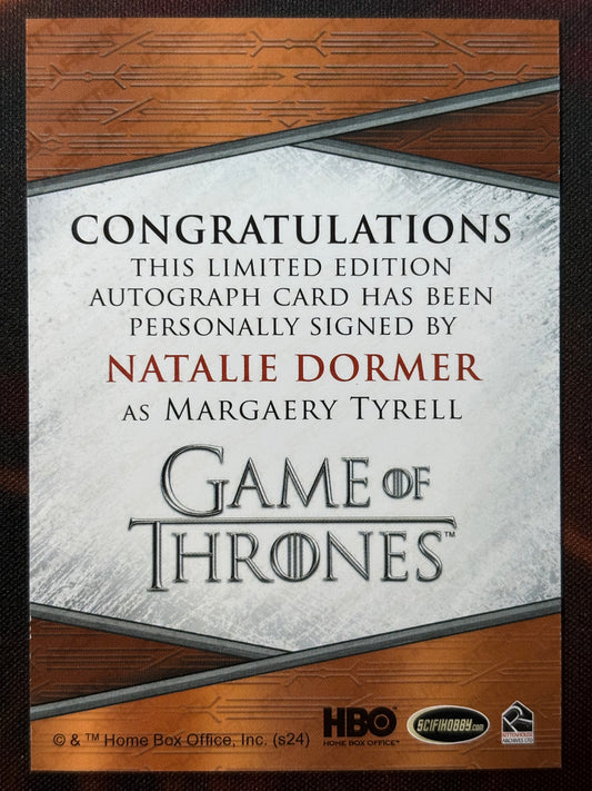 Natalie Dormer Quotable Autogramm - Game of Thrones Legends of the Realm