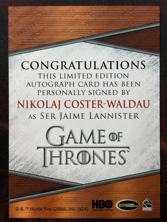 Nikolaj Coster-Waldau Quotable Autogramm - Game of Thrones Legends of the Realm
