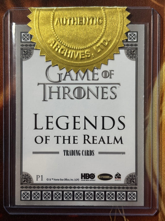 Promo P1 Emerald Parallel - Game of Thrones Legends of the Realm