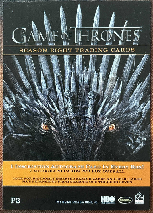 Promo P2 - Game of Thrones Season Eight Trading Cards