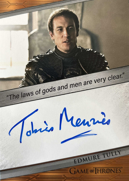 Tobias Menzies Quoted Autograph - Game of Thrones Art & Images