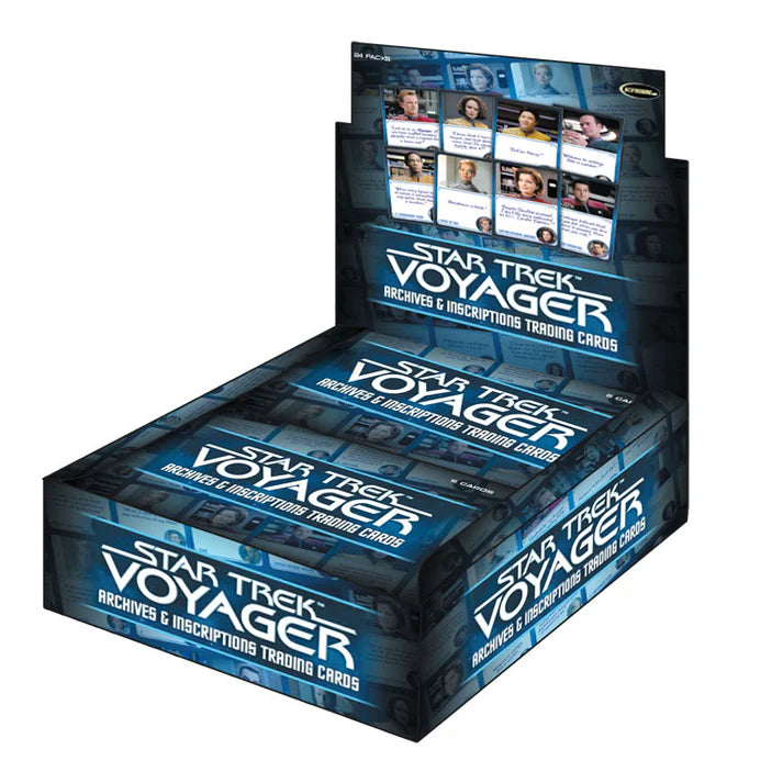 (Preorder) Rittenhouse Star Trek Voyager Archives & Inscriptions - Trading Cards Box