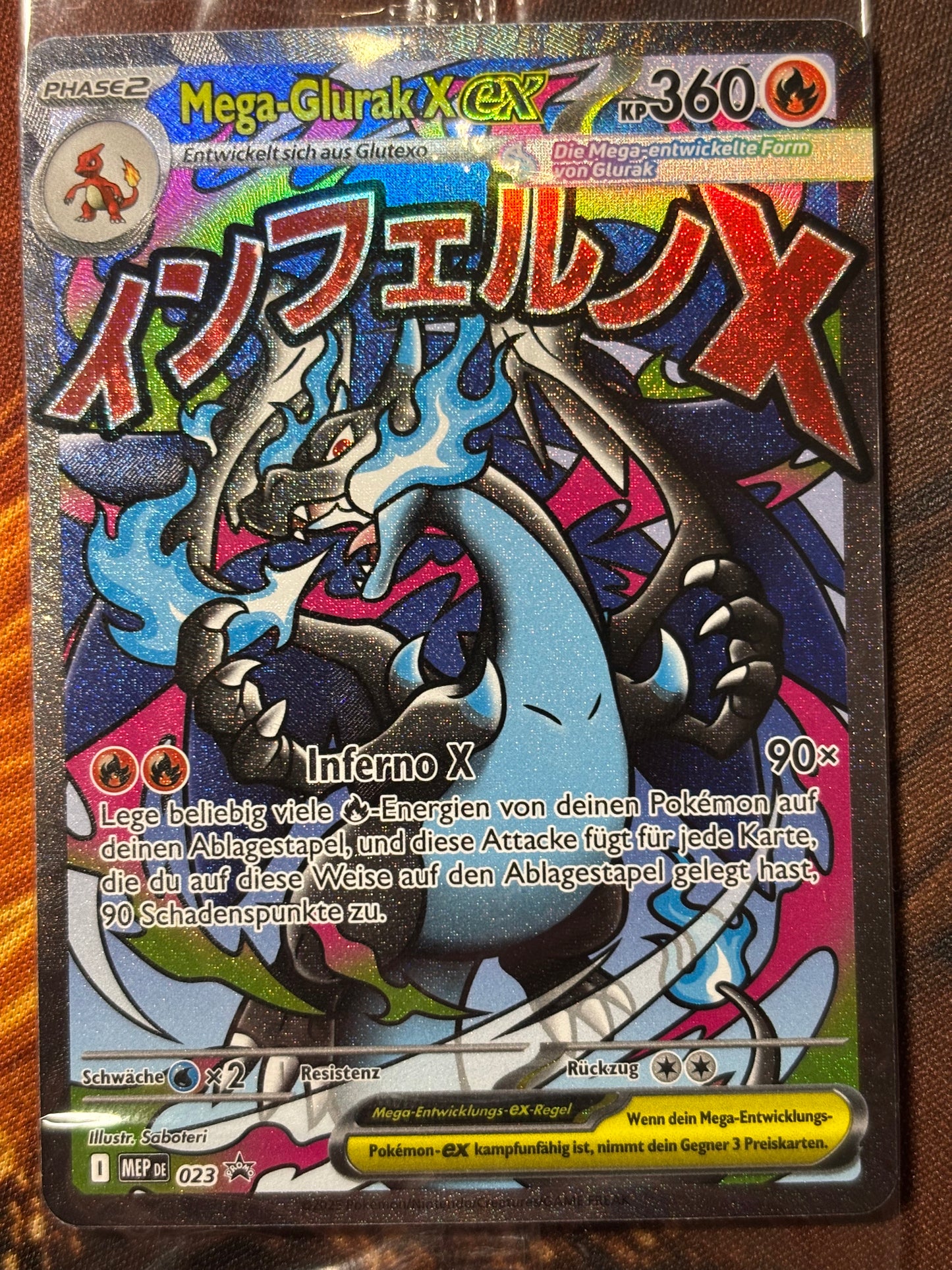 Sealed Pokemon Mega Glurak X ex Ultra-Premium-Kollektion Promos