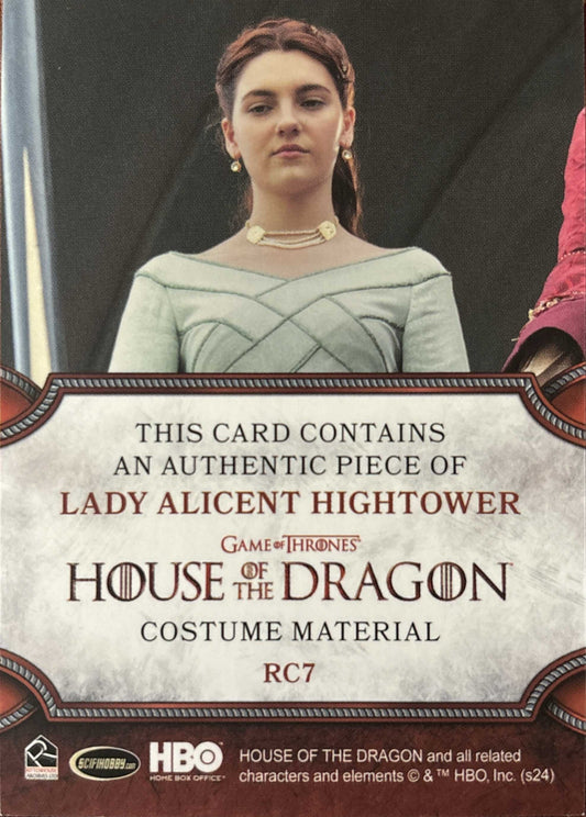 Lady Alicent Hightower Relic RC7 - House of the Dragon Season One