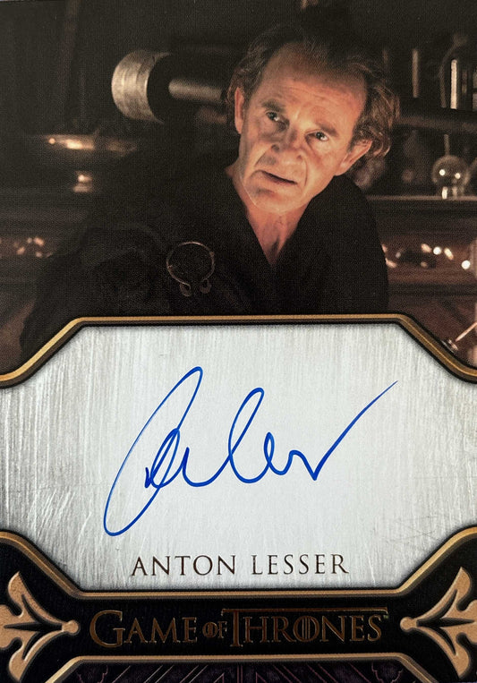 Anton Lesser Limited Legacy Autograph - Game of Thrones Art & Images