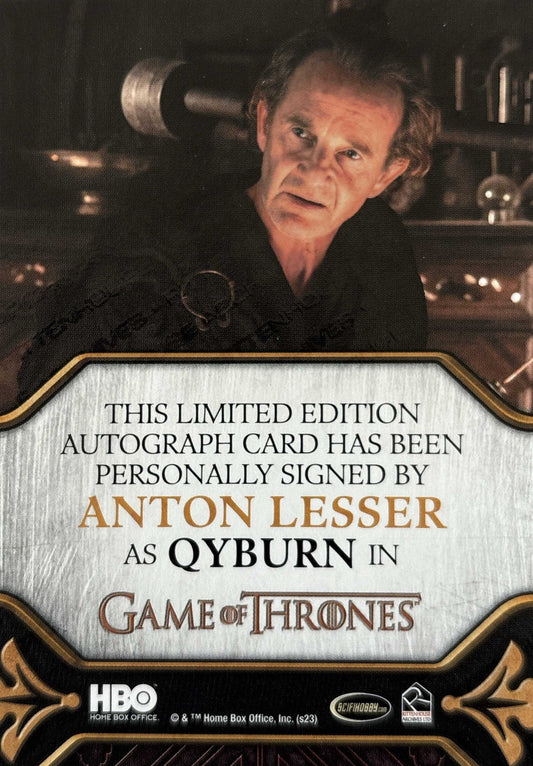 Anton Lesser Limited Legacy Autograph - Game of Thrones Art & Images