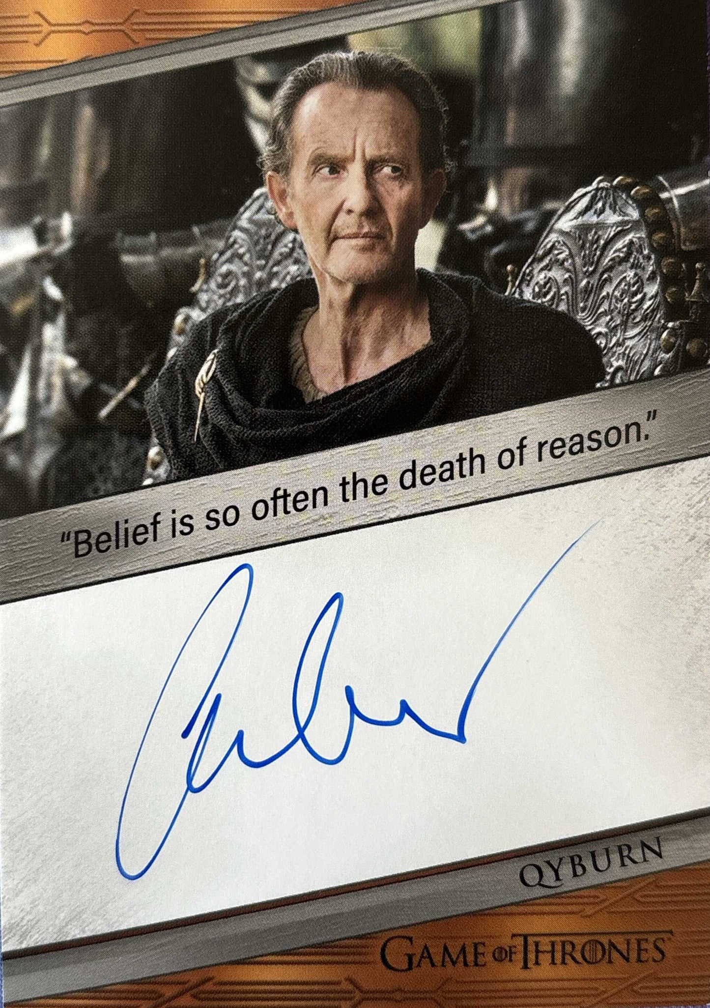 Anton Lesser Quoted Autograph - Game of Thrones Art & Images