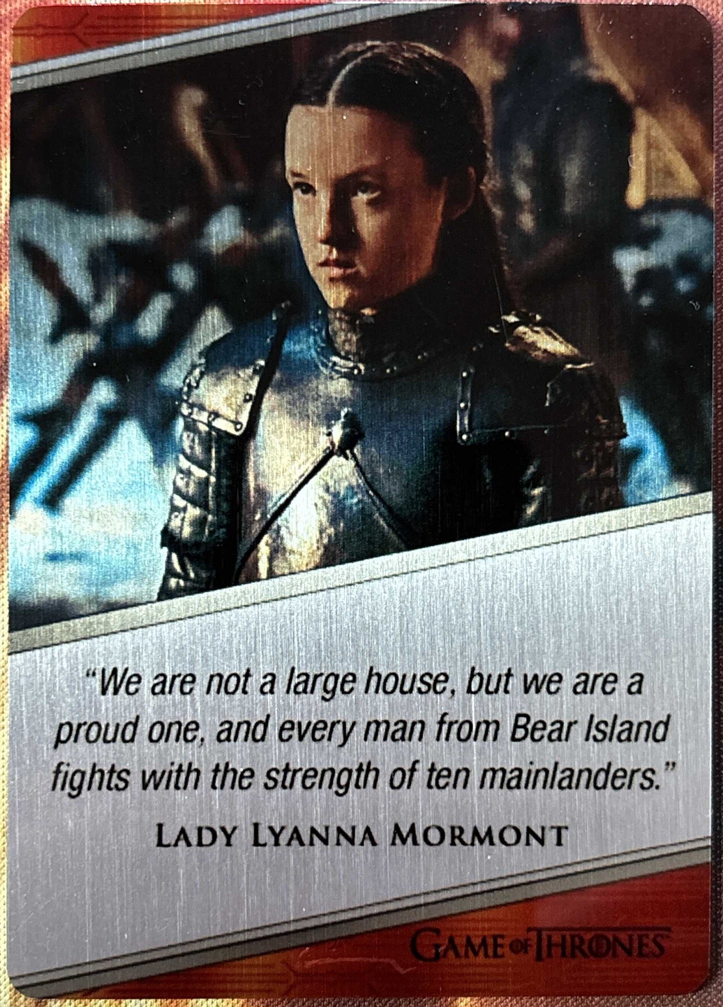 Expressions Lady Lyanna Mormont E15 - Game of Thrones Iron Anniversary 1