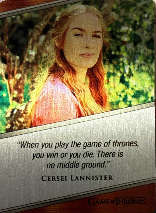 Expressions Cersei Lannister E7 (Metall) - Game of Thrones Iron Anniversary 1 (1)