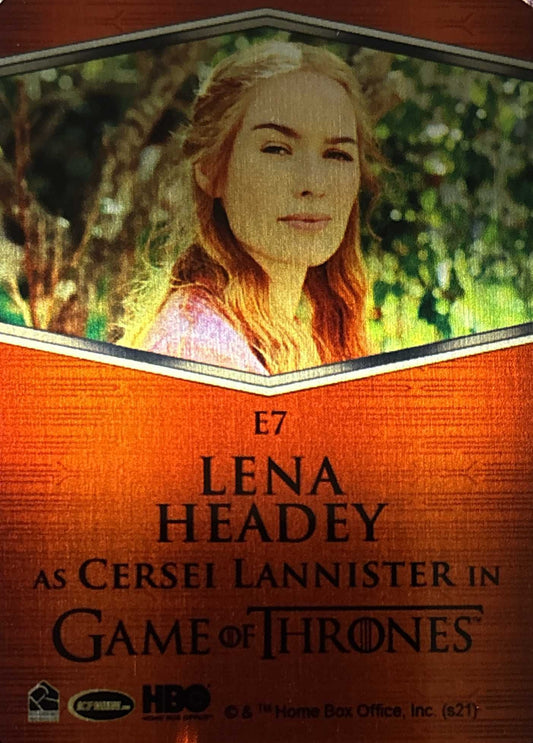 Expressions Cersei Lannister E7 (Metall) - Game of Thrones Iron Anniversary 1 (1)
