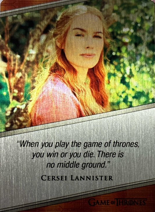 Expressions Cersei Lannister E7 (Metall) - Game of Thrones Iron Anniversary 1 (2)