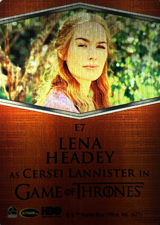 Expressions Cersei Lannister E7 (Metall) - Game of Thrones Iron Anniversary 1 (2)