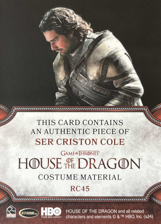 Ser Kriston Kraut Relic RC45 - House of the Dragon Season One