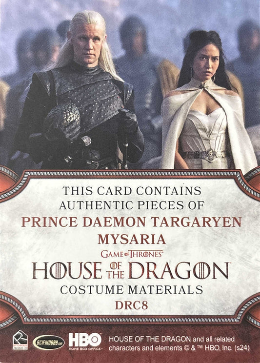 Prinz Daemon Targaryen & Mysaria Double Relic DRC8 - House of the Dragon Season One