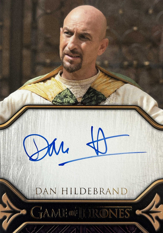 Dan Hildebrand Limited Legacy Autograph - Game of Thrones Art & Images