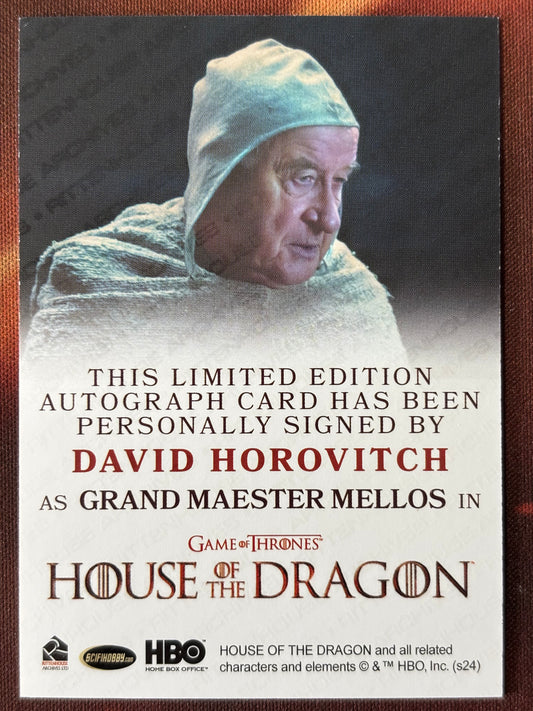 David Horovitch Full Bleed Autogramm - House of the Dragon Season One