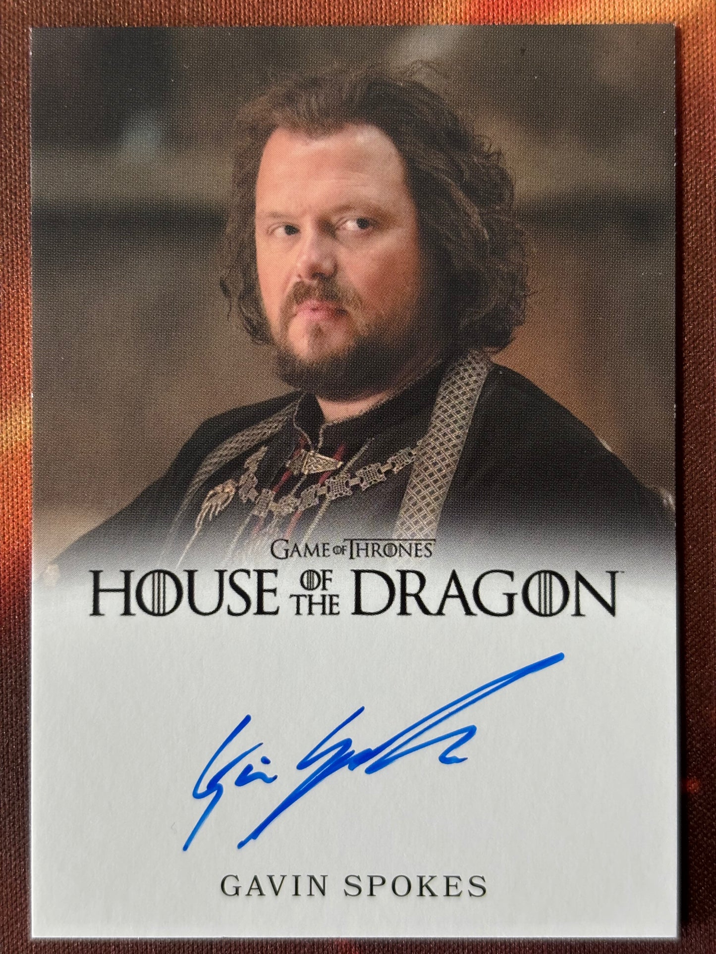 Gavin Spokes Full Bleed Autogramm - House of the Dragon Season One
