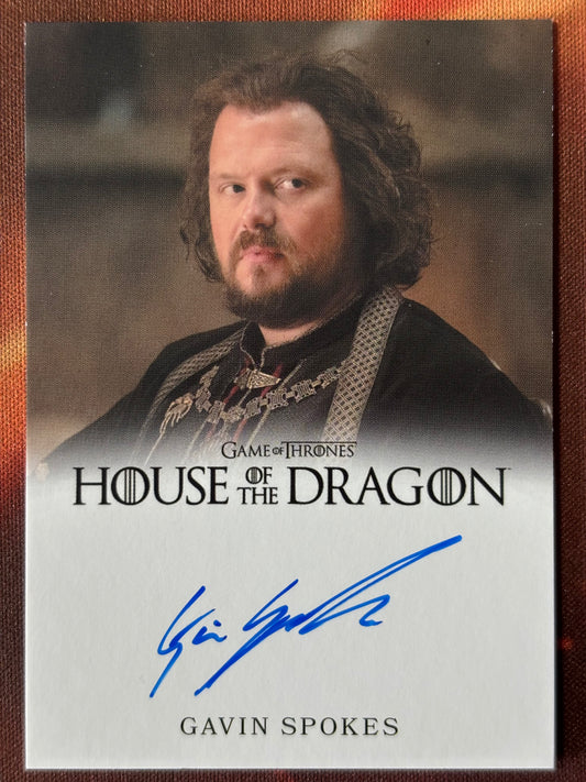 Gavin Spokes Full Bleed Autogramm - House of the Dragon Season One