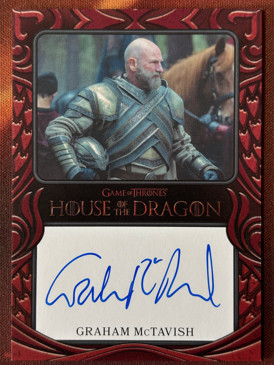 Graham McTavish Bordered Autogramm - House of the Dragon Season One