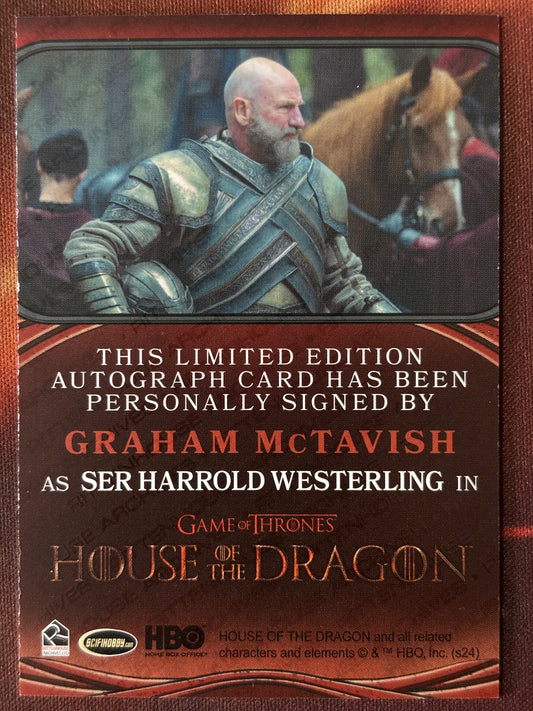 Graham McTavish Bordered Autogramm - House of the Dragon Season One
