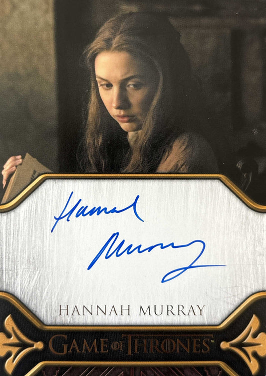 Hannah Murray Limited Legacy Autograph - Game of Thrones Art & Images