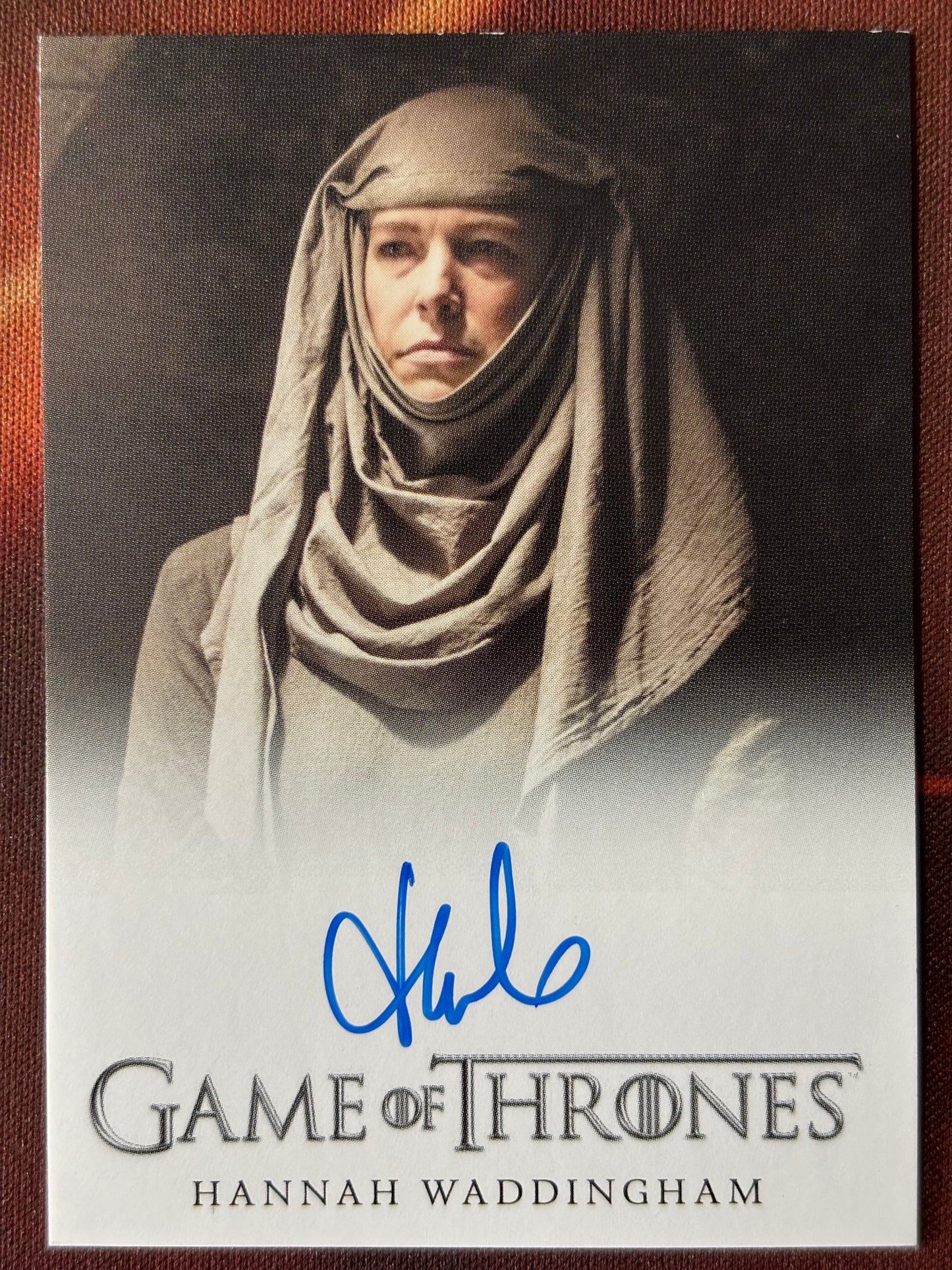 Hannah Weddingham Full Bleed Autogramm - Game of Thrones Season 5