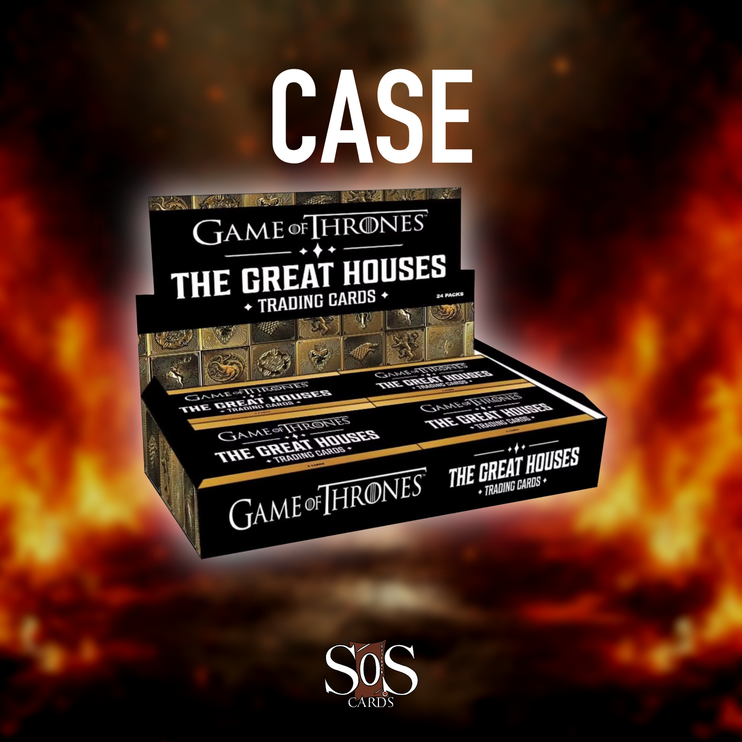 [VORBESTELLUNG] Game of Thrones - The Great Houses Trading Card CASE (20 Boxen)