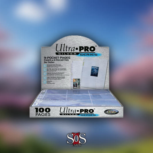 Ultra Pro - 9-Pocket Silver Series Pages (100 Stück)