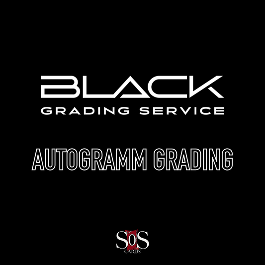 Autogramm Grading bei Black Grading Service