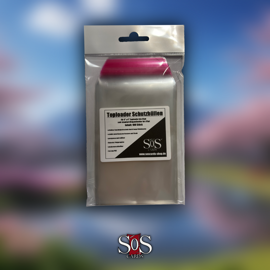 Toploader Sleeves für 3"x4" Toploader & 35pt Magnetholder (100 Stück/ Packung)