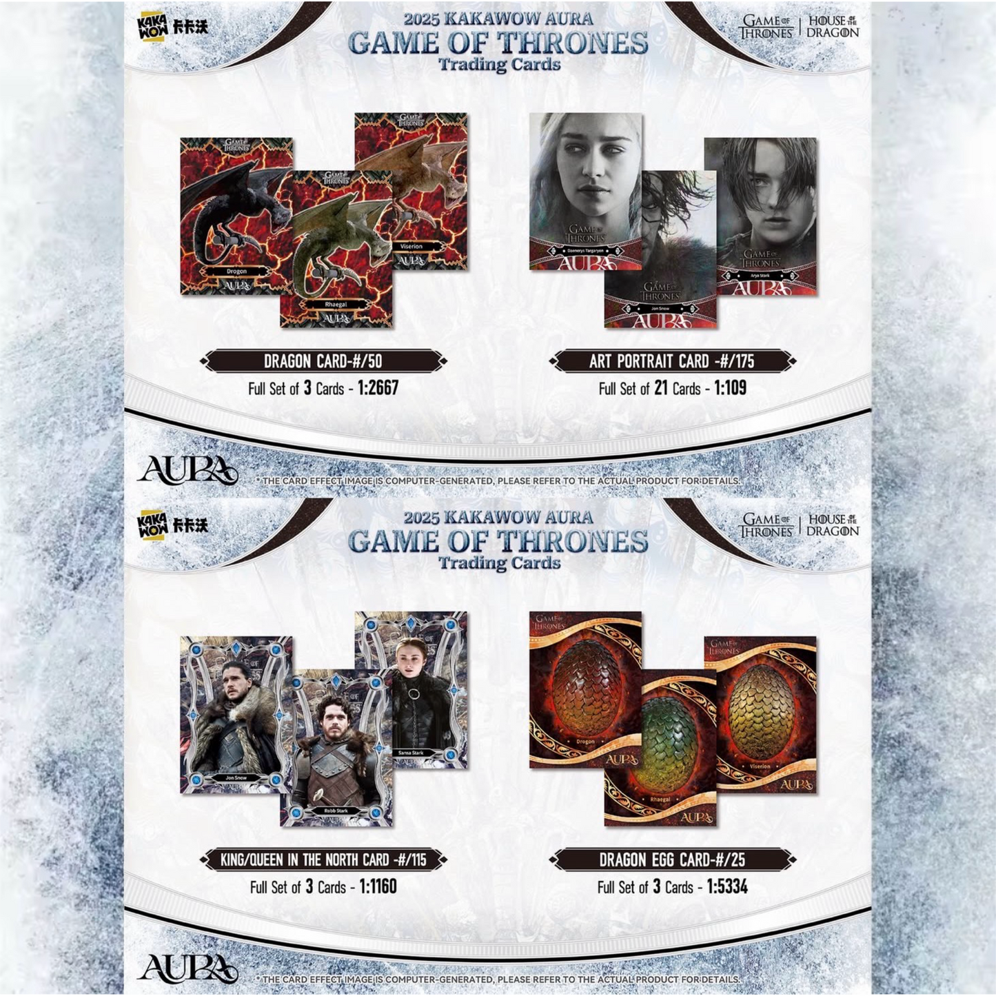 Kakawow Aura Game of Thrones Hobby Box 2025