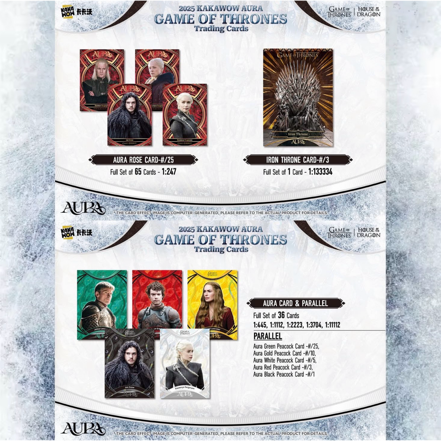 Kakawow Aura Game of Thrones Hobby Box 2025