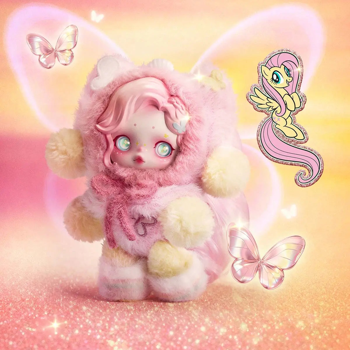 POP MART - SKULLPANDA x My Little Pony Series Plush Doll
