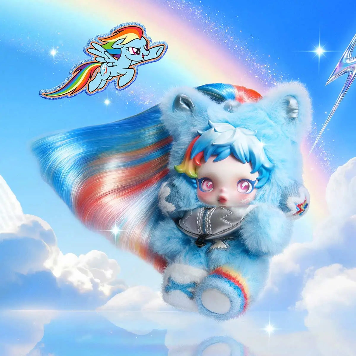 POP MART - SKULLPANDA x My Little Pony Series Plush Doll