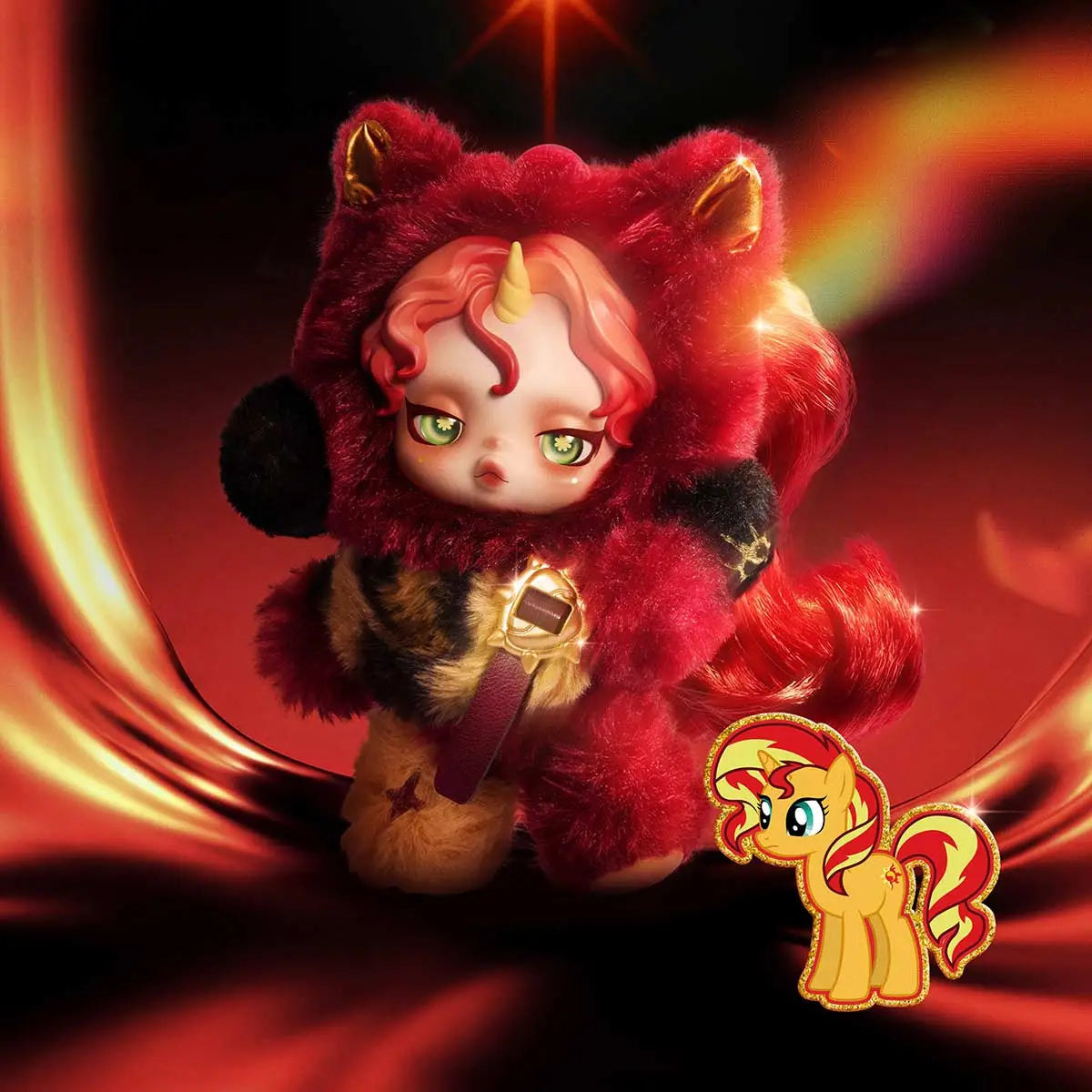 POP MART - SKULLPANDA x My Little Pony Series Plush Doll