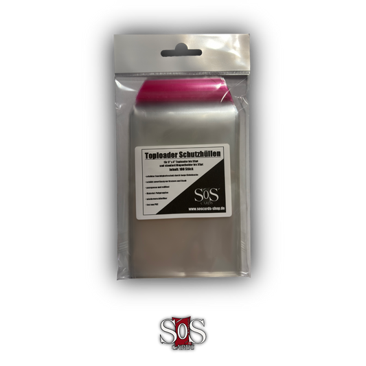 Sleeves für 3"x4" Toploader bis 55pt & 35pt Magnetholder (100 Stück/ Packung)