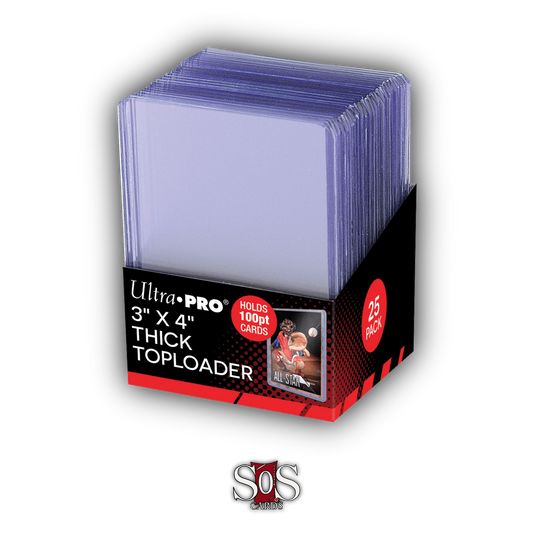 Ultra Pro - Thick Toploader 100pt (25er Pack)