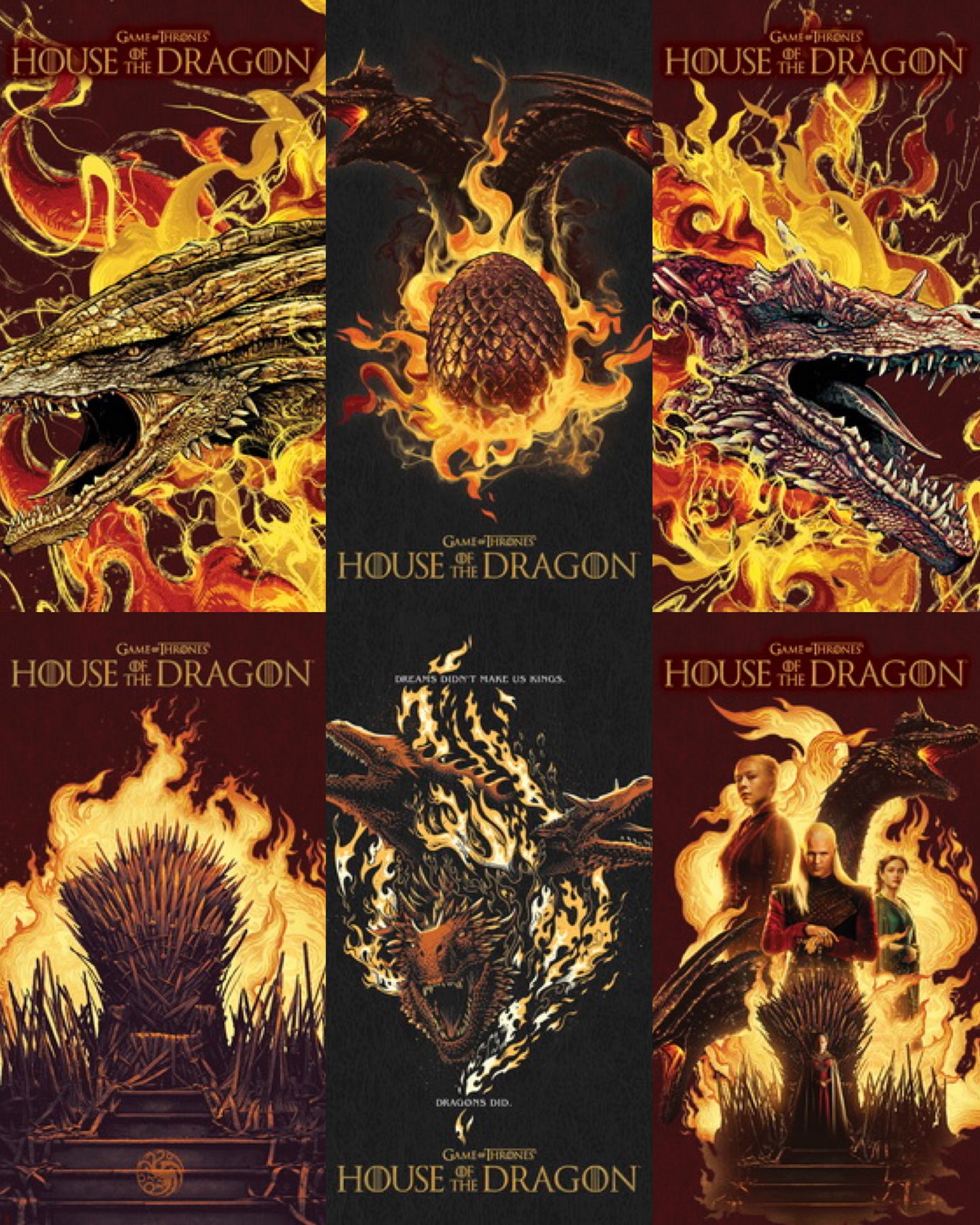 Fire will Reign Insert Karten - House of the Dragon Season One (Auswahl)