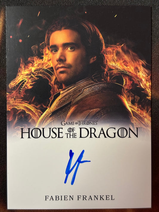 Fabien Frankel Full Bleed Fire Autogramm - House of the Dragon Season One