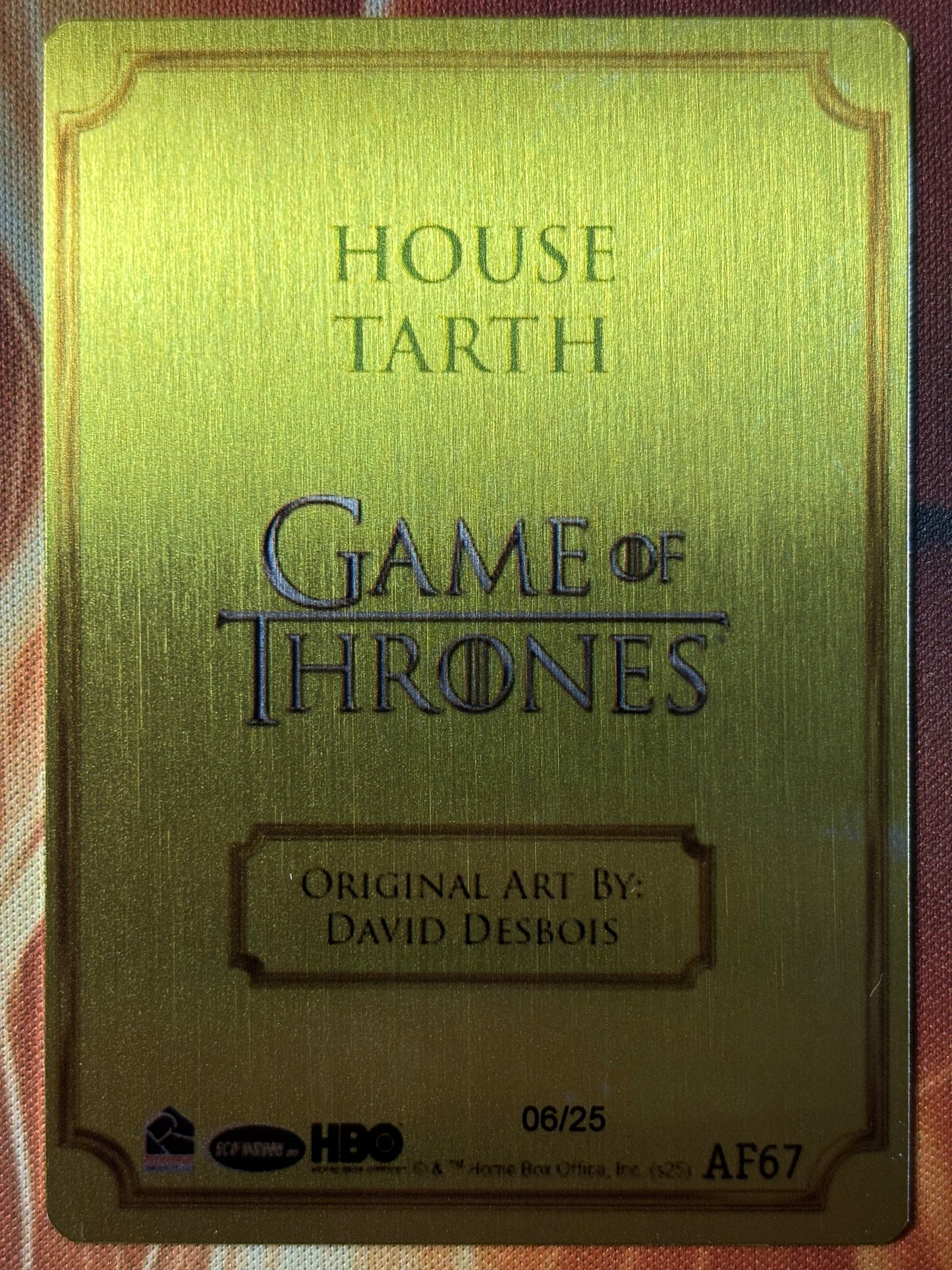Artifex Metall AF67 House Tarth 06/25 - Game of Thrones The Great Houses