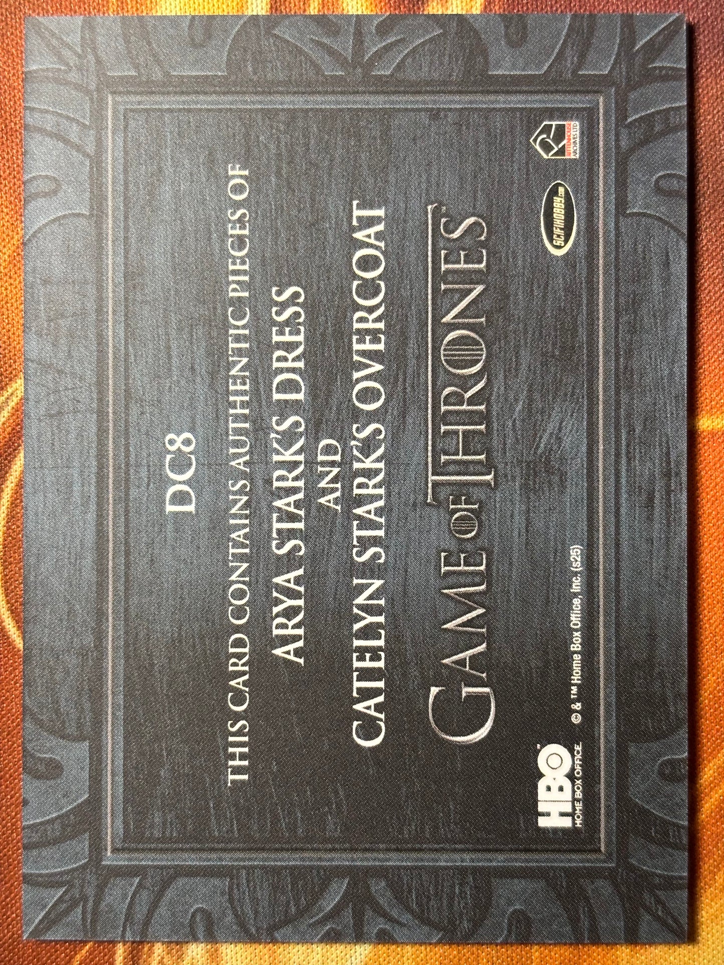 Arya Stark & Catelyn Stark Relic DC8 - Game of Thrones The Great Houses